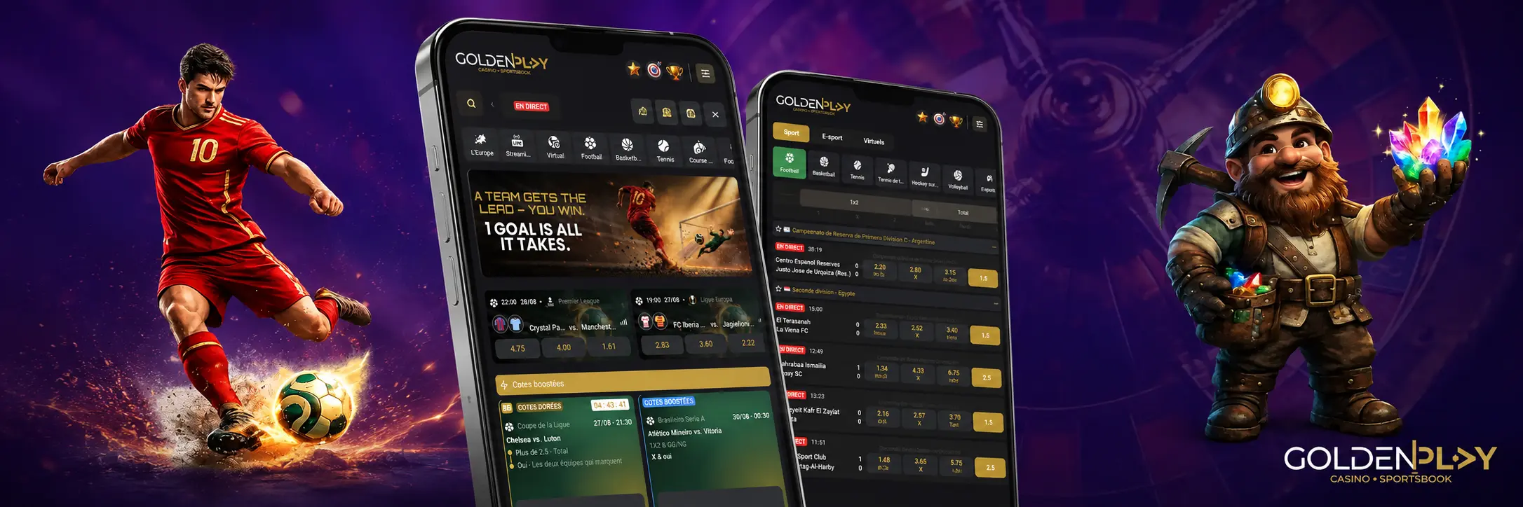Application Mobile Golden Play